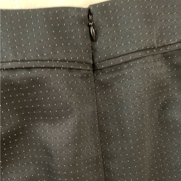 Petite Black Kasper Skirt with small white polka dots - Picture 6 of 9